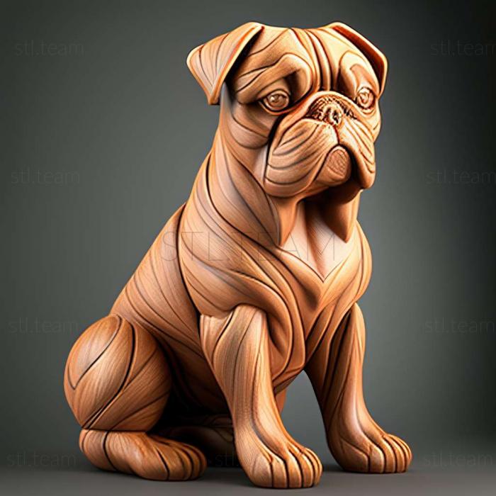3D модель Собака породи Кай (STL)